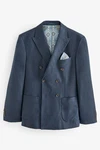 Next Leinensakko Blazer aus Leinengemisch Hellblau/Blau/Dunkelblau/Grau