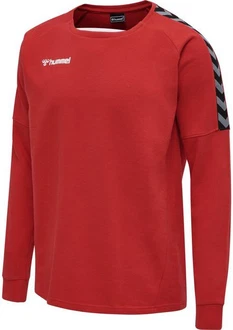 hummel Rundhalspullover Authentic Training Sweatshirt F5001 Rot/Dunkelrot