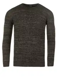 Strickfleece-Pullover - Structured Mouline Crew Neck