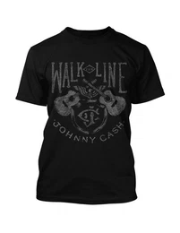 T-Shirt Walk The Line Guitars