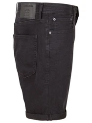 JACK & JONES Jeans Shorts Herren Regular Fit JJIRICK Black Denim