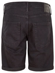 JACK & JONES Jeans Shorts Herren Regular Fit JJIRICK Black Denim