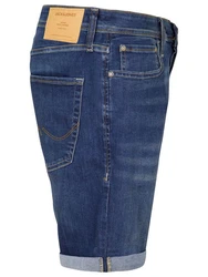 JACK & JONES Jeans Shorts Herren Regular Fit JJIRICK Blau/Hellblau/Dunkelblau