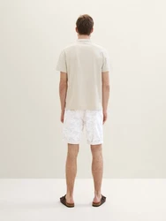 TOM TAILOR Bermudas Regular Chinoshorts Khaki/Beige/Weiß/Creme