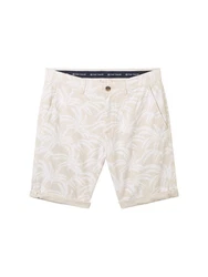 TOM TAILOR Bermudas Regular Chinoshorts Khaki/Beige/Weiß/Creme