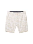 TOM TAILOR Bermudas Regular Chinoshorts Khaki/Beige/Weiß/Creme