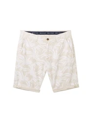 TOM TAILOR Bermudas Regular Chinoshorts Khaki/Beige/Weiß/Creme