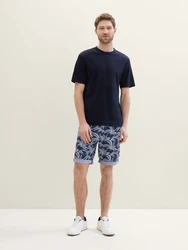TOM TAILOR Bermudas Regular Chinoshorts navy/rauchblau