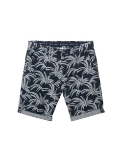 TOM TAILOR Bermudas Regular Chinoshorts navy/rauchblau
