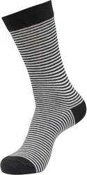 URBAN CLASSICS Fine Stripe Socks Schwarz/Dunkelgrau/Grau