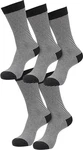 URBAN CLASSICS Fine Stripe Socks Schwarz/Dunkelgrau/Grau