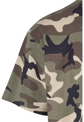 URBAN CLASSICS T-Shirt Heavy Oversized Camo Tee Dunkelgrün