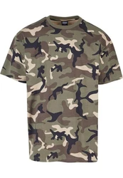 URBAN CLASSICS T-Shirt Heavy Oversized Camo Tee Dunkelgrün