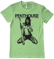 Penthouse T-Shirt May 2006 Cover T-Shirt Grün/Neonfarben/Blau/Dunkelgrün
