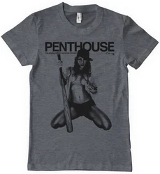 Penthouse T-Shirt May 2006 Cover T-Shirt Blau/Grau/Hellblau/Hellgrau/Dunkelgrau/Braun