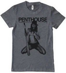 Penthouse T-Shirt May 2006 Cover T-Shirt Blau/Grau/Hellblau/Hellgrau/Dunkelgrau/Braun