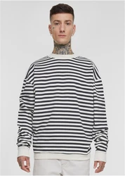 URBAN CLASSICS Rundhalspullover Striped Crewneck 
