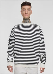 URBAN CLASSICS Rundhalspullover Striped Crewneck 