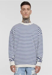 URBAN CLASSICS Rundhalspullover Striped Crewneck 