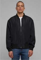 URBAN CLASSICS Kurzjacke Recycled Bomber Jacket Dunkelgrau/Schwarz/Grau