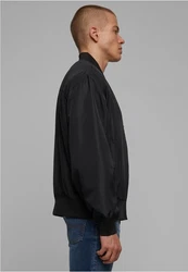 URBAN CLASSICS Kurzjacke Recycled Bomber Jacket Dunkelgrau/Schwarz/Grau