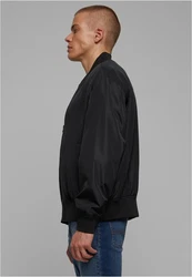 URBAN CLASSICS Kurzjacke Recycled Bomber Jacket Dunkelgrau/Schwarz/Grau