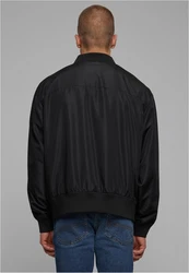 URBAN CLASSICS Kurzjacke Recycled Bomber Jacket Dunkelgrau/Schwarz/Grau