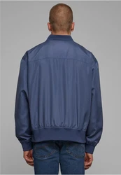 URBAN CLASSICS Kurzjacke Recycled Bomber Jacket Grau/Dunkelblau/Blau