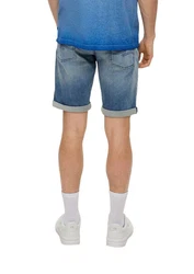 QS Cargoshorts Denim-Shorts Blau/Hellblau/Dunkelblau/Grau