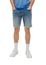 QS Cargoshorts Denim-Shorts Blau/Hellblau/Dunkelblau/Grau