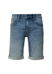 QS Cargoshorts Denim-Shorts Blau/Hellblau/Dunkelblau/Grau