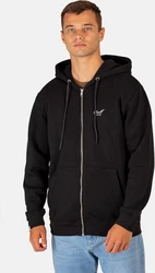 REELL Kapuzenpullover Staple Logo Zip Hoodie Braun/Blau/Beige