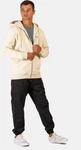 REELL Kapuzenpullover Staple Logo Zip Hoodie Beige/Khaki