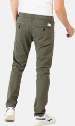 REELL Stoffhose Flex Tapered Chino Khaki/Rot/Dunkelblau