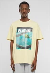 MT Upscale T-Shirt PlayLit Heavy Oversize Tee Gelb