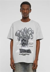 Mister Tee T-Shirt Power Forward 2.0 Grau/Lila/Silber