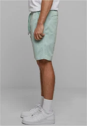 URBAN CLASSICS Stretch Twill Joggshorts Hellgrün/Grün/Hellblau