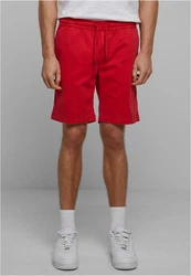 URBAN CLASSICS Stretch Twill Joggshorts Rot/Dunkelrot