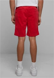 URBAN CLASSICS Stretch Twill Joggshorts Rot/Dunkelrot