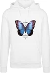 Mister Tee Kapuzenpullover Become The Change Butterfly Hoody Creme/Weiß/Beige