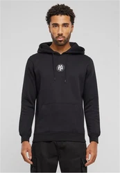 Mister Tee Kapuzenpullover NY Patch Hoody Schwarz/Hellblau