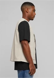 URBAN CLASSICS Sweatweste Organic Cotton Vest Khaki/Beige/Braun