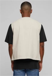 URBAN CLASSICS Sweatweste Organic Cotton Vest Khaki/Beige/Braun
