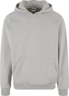 URBAN CLASSICS Kapuzenpullover Cosy Raglan Hoody Hellgrau/Grau/Khaki
