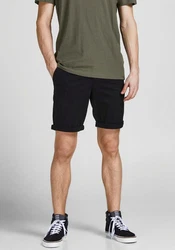 JACK & JONES Shorts Dave Schwarz/Khaki/Dunkelgrau/Grau