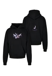 Upscale by Mister Tee Kapuzensweatshirt Vive La Liberte Oversize Hoody Schwarz/Dunkelblau/Rosa/Lila