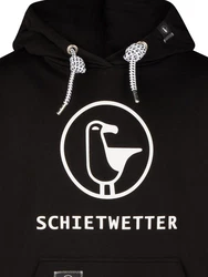 Schietwetter Kapuzenpullover Michael Herren Hoodie Lila/Schwarz