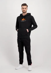 Alpha Industries Hoodie Basic (Rubber) orange/schwarz/wei