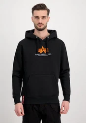 Alpha Industries Hoodie Basic (Rubber) orange/schwarz/wei
