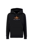 Alpha Industries Hoodie Basic (Rubber) orange/schwarz/wei